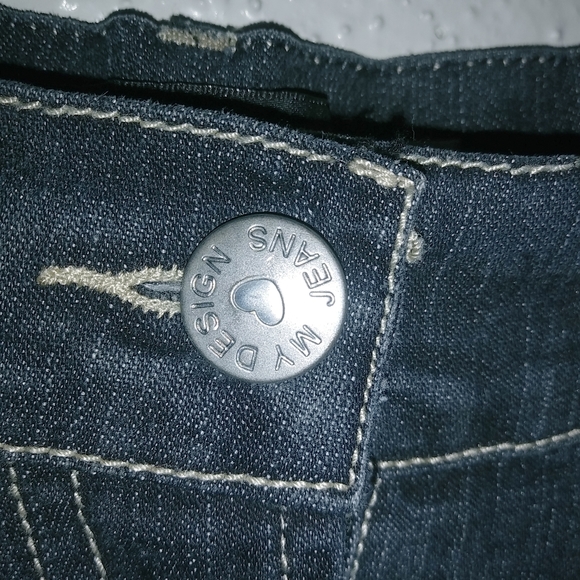 My Design 3 29 Jeans Black Grunge Goth Cargo Maxi Skirt - Picture 8 of 12